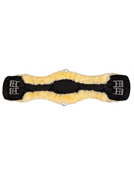 Lippo Dressyrgjord m fårskinn