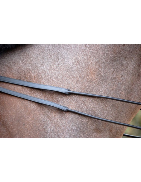 Dyón Slät lädertygel rundsydd Dressage collection