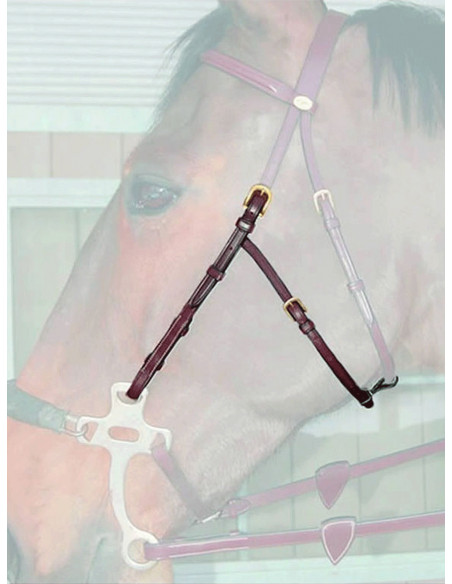 Dyón Sidostycken till hackamore Mässing