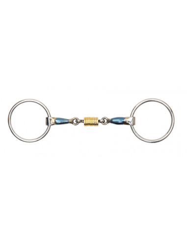 Shire Blue Alloy Loose ring with roller link