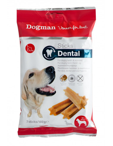Dogman Sticks Dental M/L 7-pack Dogman Sticks Dental M/L 7-pack