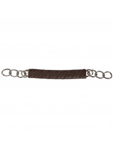 Kindkedja med läderöverdrag