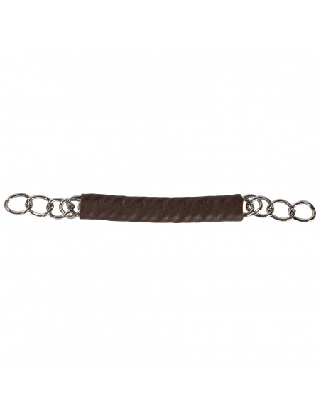 Kindkedja med läderöverdrag