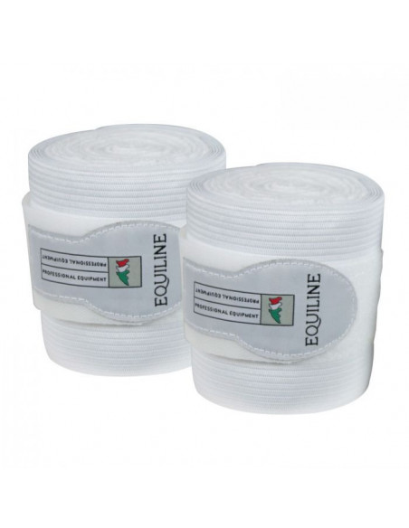 Equiline Working bandage elastik+fleece