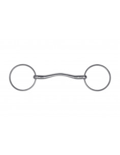 Stübben stainless steel Fine Line mullen mouth snaffle