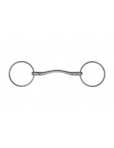 Stübben stainless steel Fine Line mullen mouth snaffle