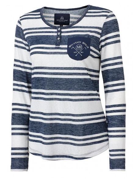 Mountain Horse Sahara Long Sleeve Linen White