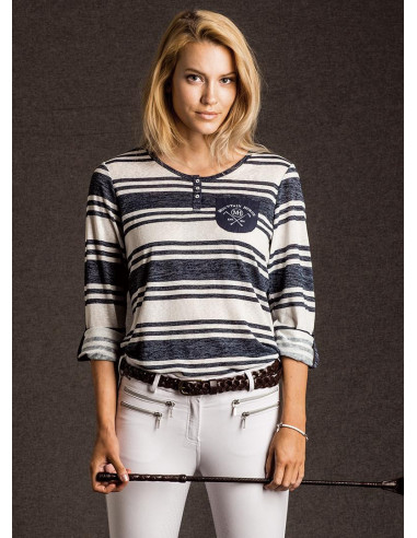 Mountain Horse Sahara Long Sleeve Linen White