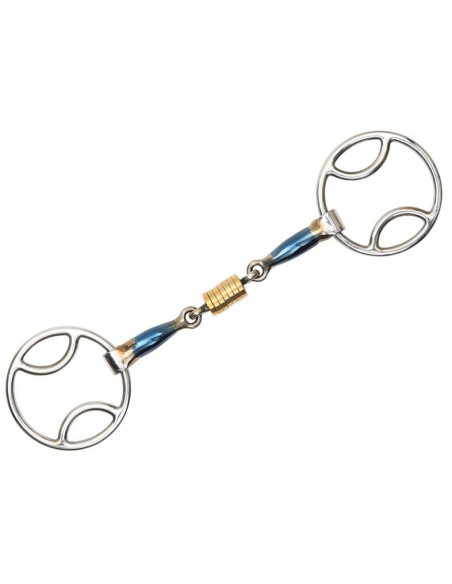 Shires Blue Sweet Iron Bevel With Roller Link