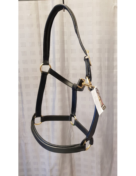 Jan Brink Collection Lädergrimma Svart X-Full