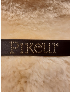 Pikeur Läderskärp med Pikeur i nitar brun 75cm 2