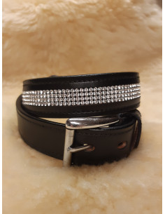 Bälte med 4 Swarovskistenar