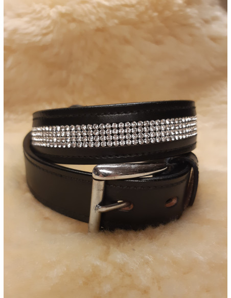 Bälte med 4 Swarovskistenar