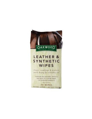 Weaver Oakwood Leather Wipes 20