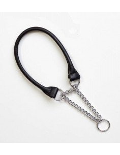 Hundhalsband rundsytt halvstryp