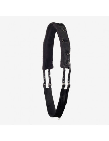 Longergjord i nylon med ludd Longergjord i nylon med ludd