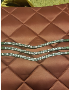 Swarovskipannband Silver/Svart 2