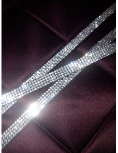 Swarovskipannband Rak Silver