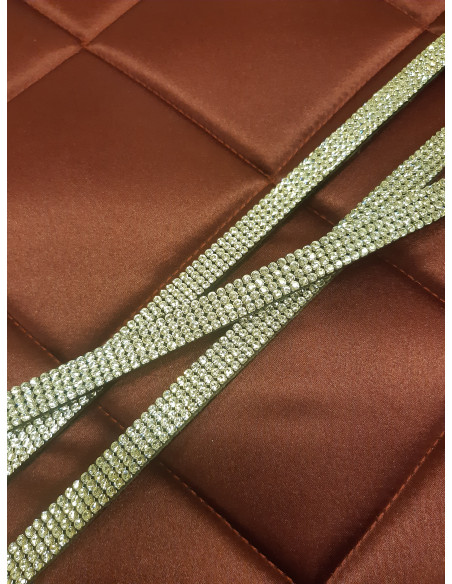 Swarovskipannband Rak Silver