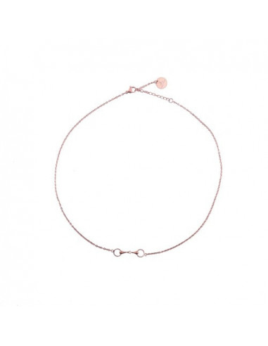 Bite Chain Necklace Roseguld