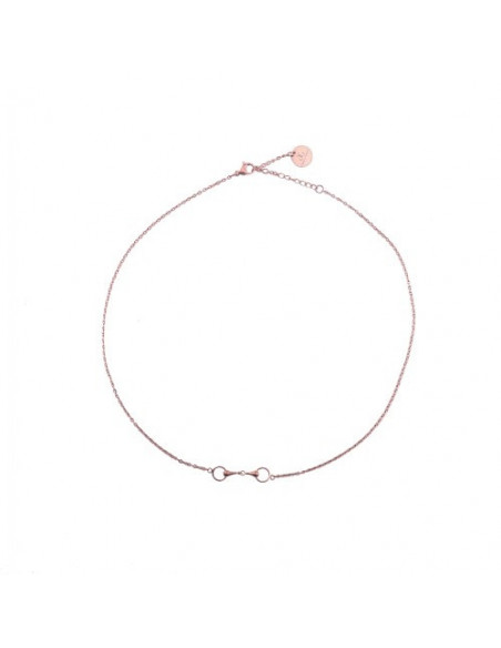 Bite Chain Necklace Roseguld