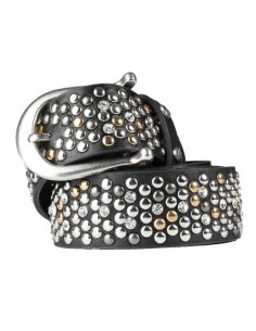 Horka Läderbälte med nitar