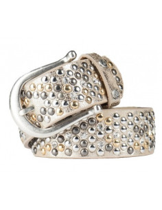 Horka Läderbälte med nitar 2