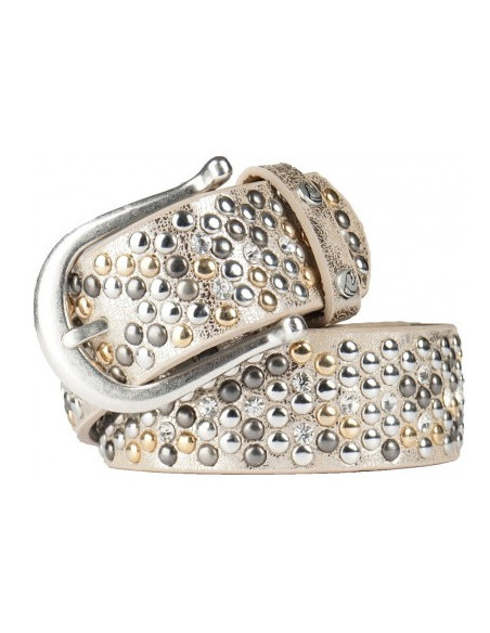 Horka Läderbälte med nitar