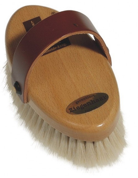 Ansiktsborste i ädelträ m gethår