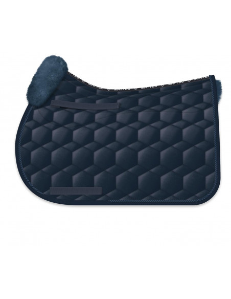 Mattes fårskinnsschabrak kant fram toniton