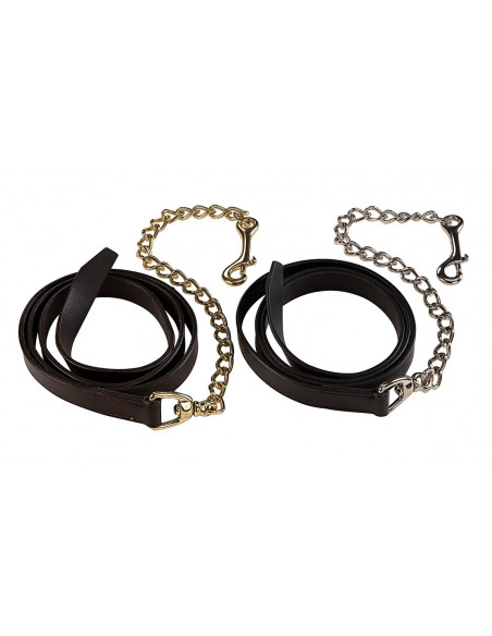 Kedjegrimskaft läder