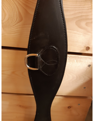 Samson Lädergjord Svart