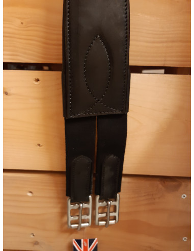 Samson Lädergjord Svart