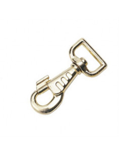 Pistolhake i mässing, D-ring