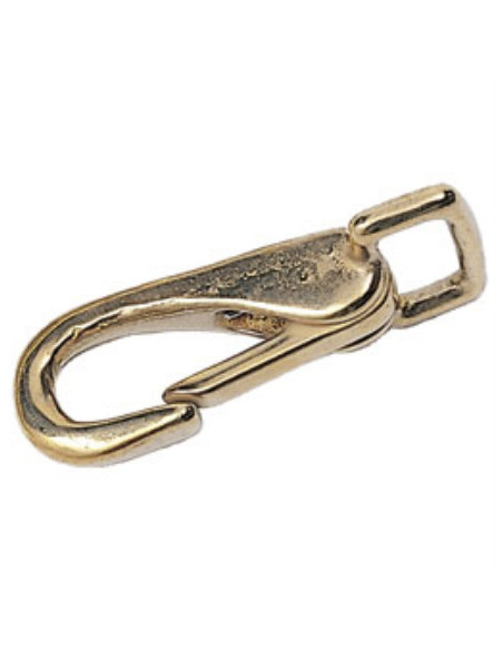 Karbinhake mässing öppnas inåt