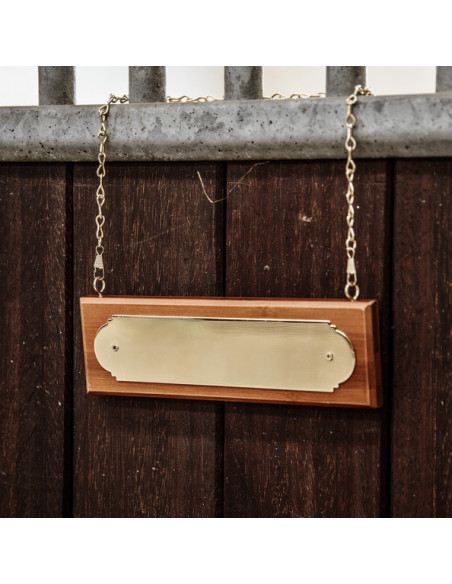 Kentucky Stable Name Plate hanger