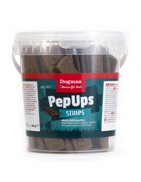 PepUps Strips i hink 500g