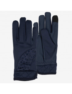 Vinterhandske med kristalldetaljer