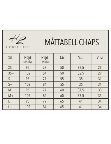 HorseLife Långa Chaps