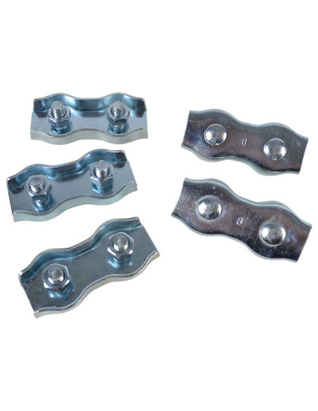 Skarvlås 5 mm elrep, 5-pack