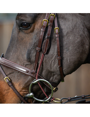 Dyón Gagstrap med avtagbar ring Mässingsspännen