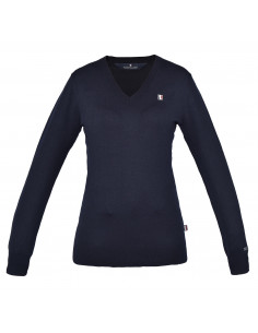 Classic Ladies Knitted Pullover V-Neck