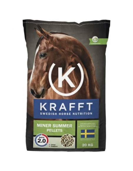 KRAFFT MINER GRÖN PELLET  summer 20KG*