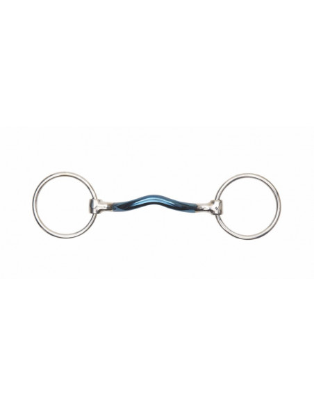 Shires Blue Sweet Iron Rakt bett med tungfrihet