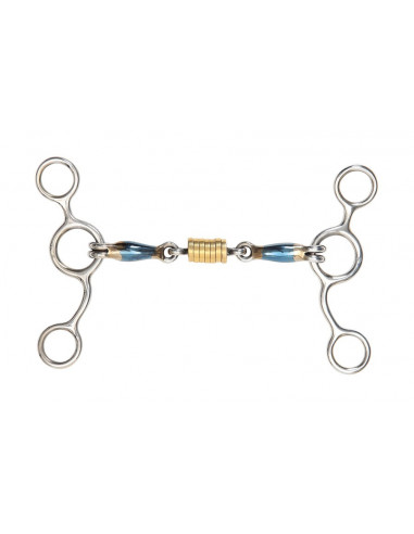 Shires Blue Alloy Tom Thumb with Roller Link