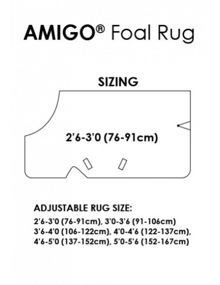 Amigo Foal Rug Ripstop 50g